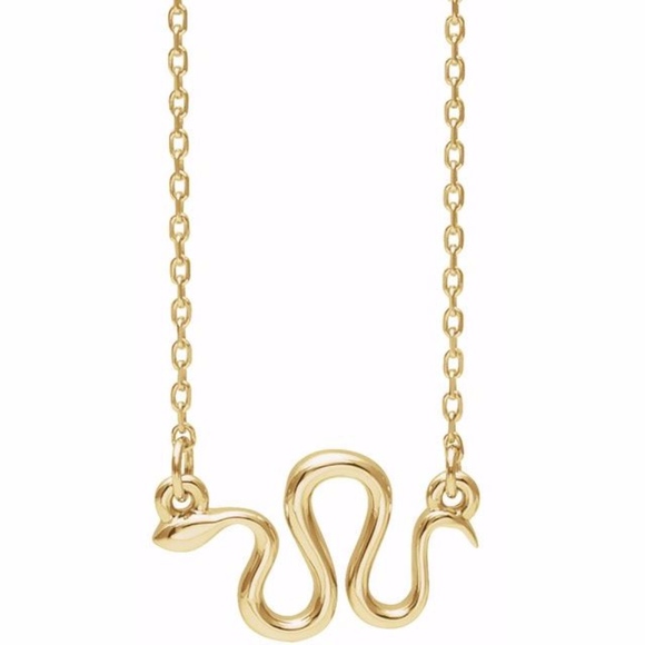 14K Yellow Snake 16-18